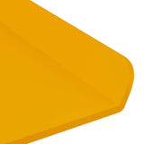 Mensola sospesa 4 pcs Giallo senape 30 x 9 x 2,5 cm Acciaio