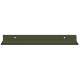Mensola sospesa 4 pcs Verde oliva 30 x 9 x 2,5 cm Acciaio