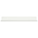 Mensola sospesa 4 pcs Bianco 30 x 9 x 2,5 cm Acciaio