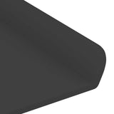 Mensola sospesa 4 pcs Nero 40 x 8,5 x 2,5 cm Acciaio