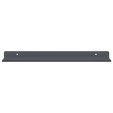 Mensola sospesa 2 pcs Antracite 40 x 8,5 x 2,5 cm Acciaio