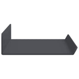 Mensola sospesa 2 pcs Antracite 40 x 8,5 x 2,5 cm Acciaio