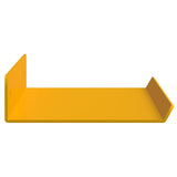Mensola sospesa 4 pcs Giallo senape 40 x 8,5 x 2,5 cm Acciaio