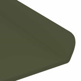 Mensola sospesa 2 pcs Verde oliva 40 x 8,5 x 2,5 cm Acciaio