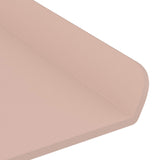 Mensola sospesa 2 pcs Rosa 60 x 8,5 x 2,5 cm Acciaio