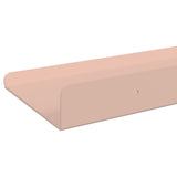 Mensola sospesa 4 pcs Rosa 60 x 8,5 x 2,5 cm Acciaio