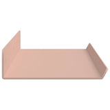 Mensola sospesa 4 pcs Rosa 60 x 8,5 x 2,5 cm Acciaio