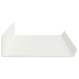 Mensola sospesa 2 pcs Bianco 60 x 8,5 x 2,5 cm Acciaio