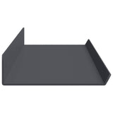 Mensola sospesa 4 pcs Antracite 80 x 9 x 2,5 cm Acciaio
