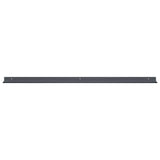 Mensola sospesa 4 pcs Antracite 100 x 9 x 2,5 cm Acciaio