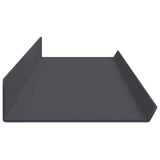 Mensola sospesa 4 pcs Antracite 100 x 9 x 2,5 cm Acciaio