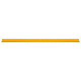 Mensola sospesa 4 pcs Giallo senape 100 x 9 x 2,5 cm Acciaio