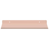 Mensola sospesa 2 pcs Rosa 30 x 18 x 2,5 cm Acciaio