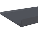 Mensola sospesa 2 pcs Antracite 30 x 18 x 2,5 cm Acciaio