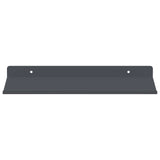 Mensola sospesa 2 pcs Antracite 30 x 18 x 2,5 cm Acciaio