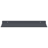 Mensola sospesa 4 pcs Antracite 40 x 18 x 2,5 cm Acciaio