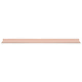 Mensola sospesa 4 pcs Rosa 100 x 18 x 2,5 cm Acciaio