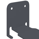 Mensola sospesa 4 pcs Antracite 6 x 10,8 x 6,6 cm
