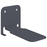 Mensola sospesa 4 pcs Antracite 6 x 10,8 x 6,6 cm