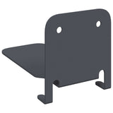 Mensola sospesa 4 pcs Antracite 6 x 10,8 x 6,6 cm
