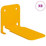 Mensola sospesa 8 pcs Giallo senape 6 x 10,8 x 6,6 cm