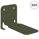 Mensola sospesa 24 pcs Verde oliva 6 x 10,8 x 6,6 cm