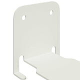 Mensola sospesa con lo scaffale 24 pcs Bianco 6 x 10,8 x 6,6 cm