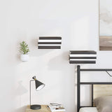 Mensola sospesa con lo scaffale 24 pcs Bianco 6 x 10,8 x 6,6 cm