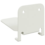 Mensola sospesa con lo scaffale 24 pcs Bianco 6 x 10,8 x 6,6 cm