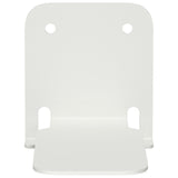 Mensola sospesa con lo scaffale 24 pcs Bianco 6 x 10,8 x 6,6 cm