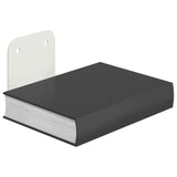 Mensola sospesa con lo scaffale 24 pcs Bianco 6 x 10,8 x 6,6 cm