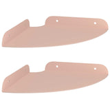 Mensola sospesa con lo scaffale 2 pcs Rosa 18 x 18 x 2 cm