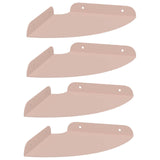 Mensola sospesa con lo scaffale 4 pcs Rosa 18 x 18 x 2 cm