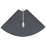 Mensola sospesa con lo scaffale 2 pcs Antracite 18 x 18 x 2 cm