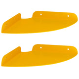Mensola sospesa 2 pcs Giallo senape 18 x 18 x 2 cm