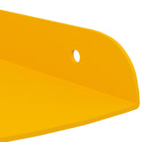 Mensola sospesa 4 pcs Giallo senape 18 x 18 x 2 cm