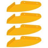 Mensola sospesa 4 pcs Giallo senape 18 x 18 x 2 cm
