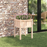 Vaso da giardino Natura 50 x 50 x 70 cm Pino massello