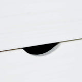 Mobile con Ruote Bianco 34 x 39 x 56 cm Legno di pino massiccio