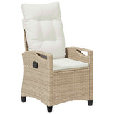 Sedia da Giardino 2 pcs Beige e Crema 56 x 60 x 112 cm
