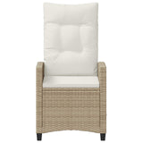 Sedia da Giardino 2 pcs Beige e Crema 56 x 60 x 112 cm