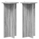 Supporto per piante 2 pcs Grigio Sonoma 40 x 40 x 80 cm