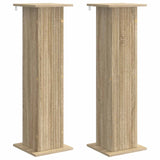 Supporto per piante 2 pcs Rovere Sonoma 30,5 x 30 x 100,5 cm