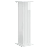 Supporto per piante 2 pcs Bianco Lucido 30,5 x 30 x 100,5 cm