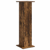 Supporto per piante 2 pcs Rovere Fumo 30,5 x 30 x 100,5 cm
