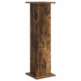 Supporto per piante 2 pcs Rovere Fumo 30,5 x 30 x 100,5 cm