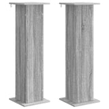Supporto per piante 2 pcs Grigio Sonoma 30,5 x 30 x 100,5 cm