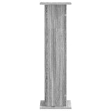 Supporto per piante 2 pcs Grigio Sonoma 30,5 x 30 x 100,5 cm
