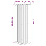 Supporto per piante Rovere Artigianale 30,5 x 30 x 100,5 cm