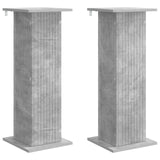 Supporto per piante 2 pcs Grigio Cemento 30,5 x 30 x 80,5 cm